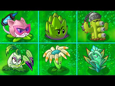 All PIERCING Plants LEVEL 999999 Power-Up! in Plants vs. Zombies 2