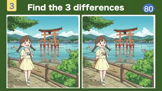 Find the differences and activate your brain! Prevent aging by doing a little every day!023