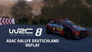 WRC 8  | ADAC Rallye Deutschland Replay (Alpha version)