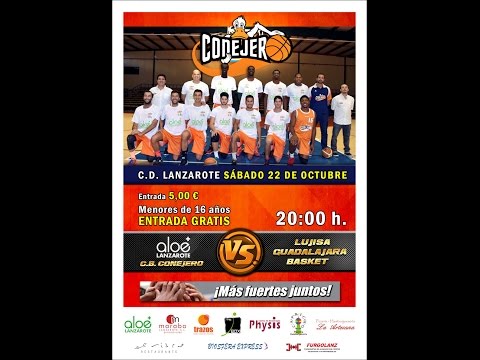 Liga EBA - Grupo B (JDA 05): Aloe Plus Lanzarote Conejeros vs Lujisa Guadalajara Basket