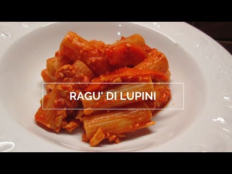 #COME FARE RAGU' DI LUPINI