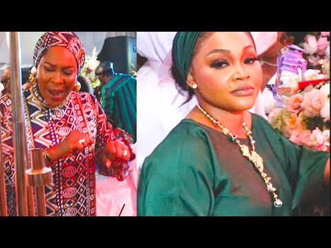 Faithia Balogun,Muyiwa Ademola,Mercy Aigbe,Show Their Dance Step At Yoruba Actress Olayinka's Weddin