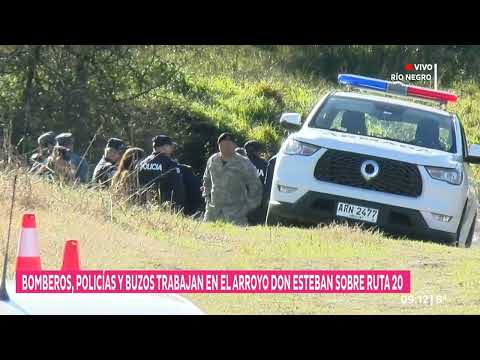 Río Negro: Bomberos, buzos y policías retoman la búsqueda de los dos menores sustraídos por su padre