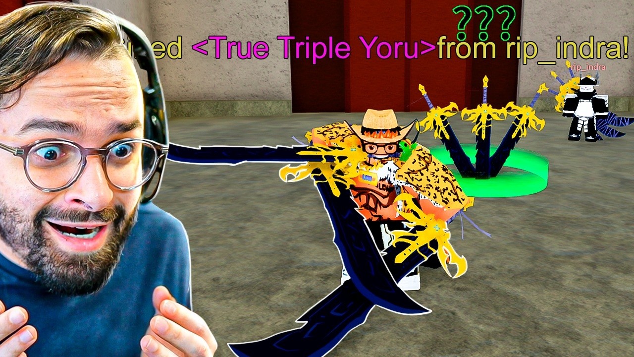 VOLTEIII! RIP INDRA ME DEU A TRUE TRIPLE YORU no BLOX FRUITS