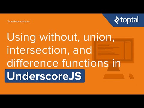 Javascript Video Tutorial Without Union Intersection And Difference Functions In Underscorejs