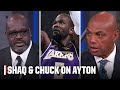Shaq Chuck Are Critical Of Deandre Ayton After Lakers Thunder First Half Inside The NBA