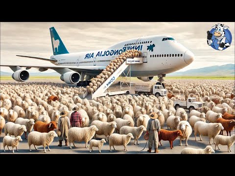 Transporting Giant Sheep This Way - Idiots Driving Heavy Equipment Fails - Agriculture Technology