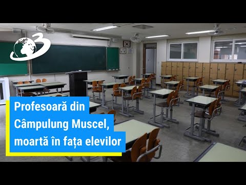 Profesoară din Câmpulung Muscel, moartă în fața elevilor