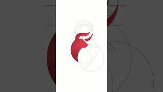 Logo Touro grid circular no Adobe Illustrator