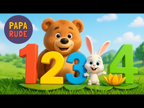🎵 Hai să Numărăm de la 1 la 10! 🔢✨ | Cântecel Educativ cu Numere pentru Copii | Paparude