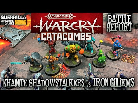 Warhammer: Age of Sigmar WARCRY! Battle Report - Iron Golems vs. Shadowstalkers