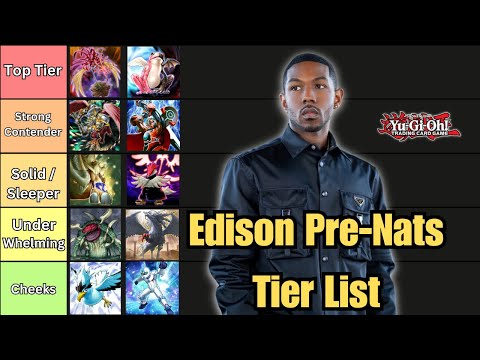 Ranking Edison Decks Pre-Nats 2025 | Yugioh Edison Format | Tier List