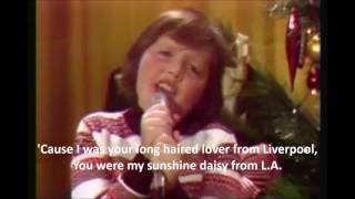 Jimmy Osmond - Long Haired Lover From Liverpool Lyrics