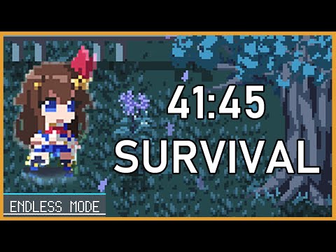 Holocure - Sora Grassy Plains Night 41 Minutes Endless Survival Full Run