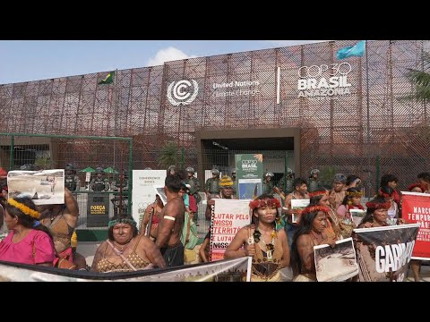 Indigenous protesters block entrance to UN COP30 climate summit in Brazil | AFP
