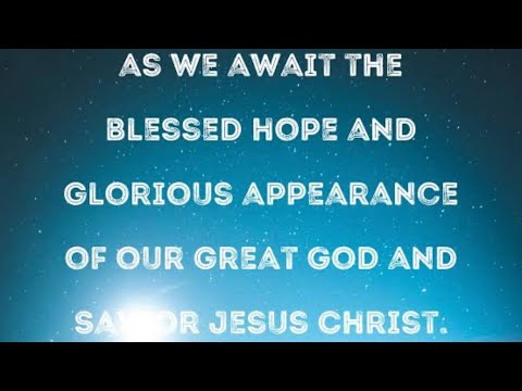 THE AUDACITY TO HOPE - JUNE 4, 2023