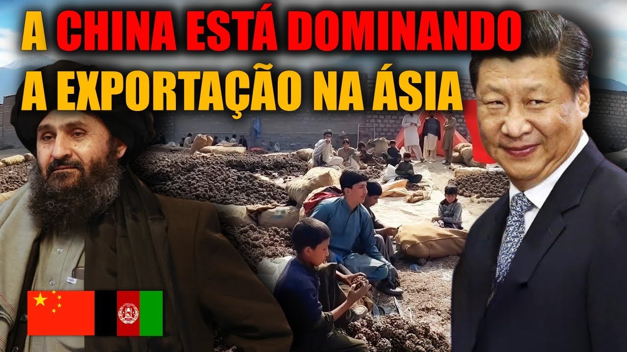 A MEGA exportação do AFEGANISTÃO para a CHINA e a MEGA  CONSTRUÇÃO para ACABAR com a sede do país