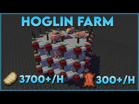 1.21.4 | Hoglin Farm Tutorial | 4000+ items/h
