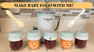 HOW I MAKE MY BABY FOOD PURÉES WITH BREAST MILK | QUARANTINE WITH ME