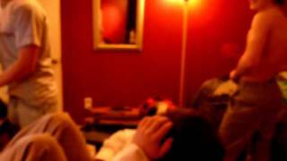 The Twins Strip for Peaches Part 2