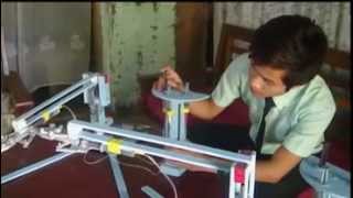 Lamminlal Vaiphei in 'Hydraulic Robot Arm'  bawlkhia