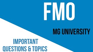Download lagu FMO // exam special video // all modules // mg University // mp3