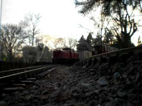 LGB Garden Railroad - Close call.