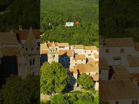 Hum in Istra, Croatia, the smallest town in the world #istra #istria #croatia