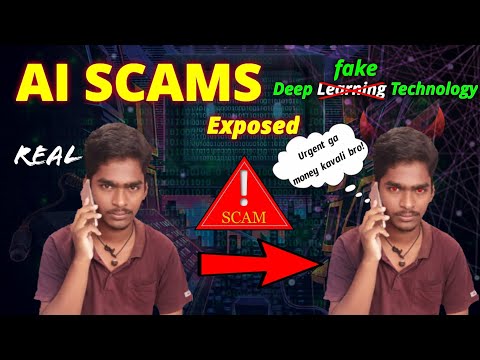 AI Scams video calls - deep fake technology explained telugu