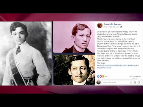 Photo on the left, IS NOT of Jose Rizal.