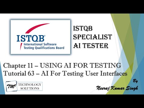 ISTQB AI Tester Introduction to the Course AI Tester Certification ISTQB Tutorials
