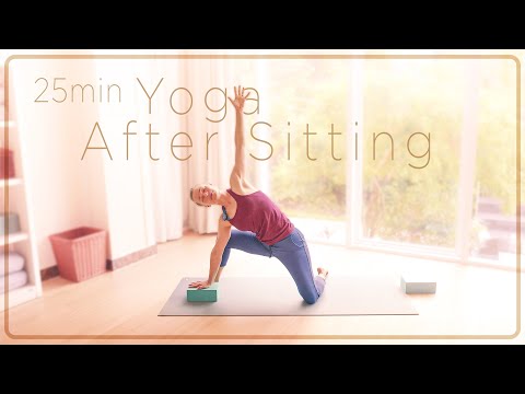 Yoga When You've Been Sitting Too Long - Yoga After Sitting - 25 minute Recovery & Mobility