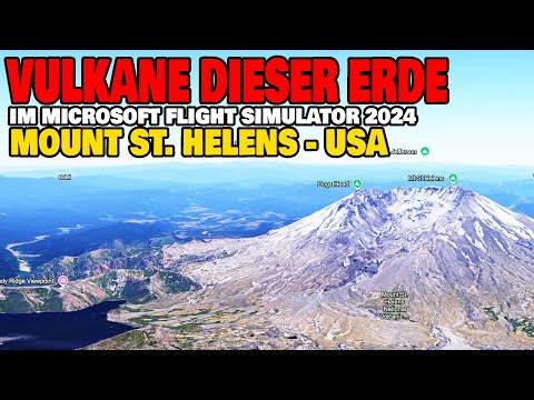 Volcanoes of the Earth - Mount St. Helens in the USA