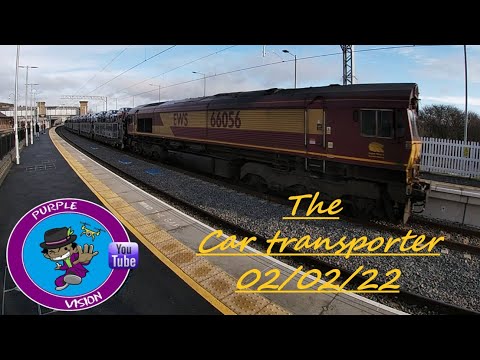 Toyota Car transporter train 6X11 Toton to Dollands Moor 2/02/22