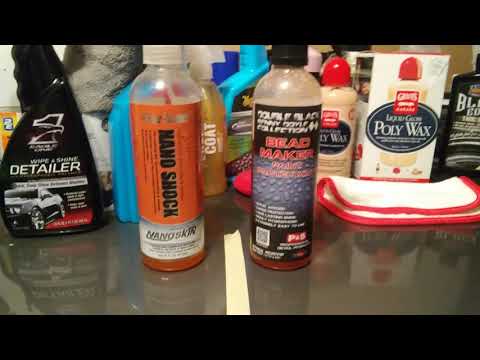 Nano shock spray wax sealant vs p&s bead maker wax sealant part 1