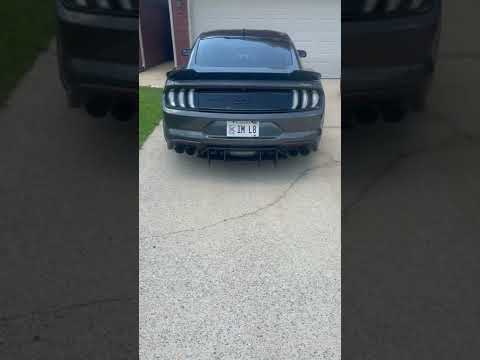 2020 Mustang GT with AWE Tuning track edition cat-back.