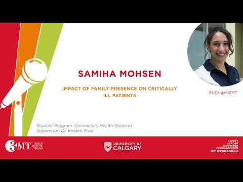 UCalgary Three Minute Thesis (3MT) 2020 Finals - Samiha Mohsen