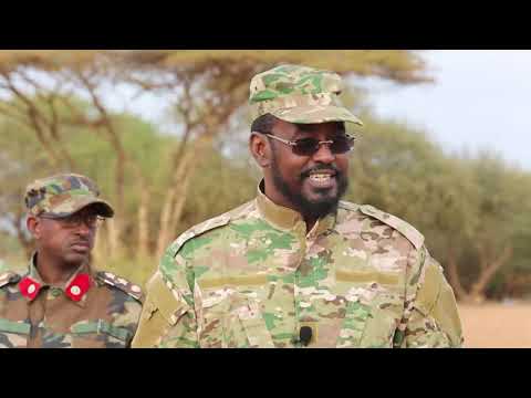 Madaxweyne Axmed Madoobe oo Booqday Jiida Ciidanka ee Duleedka Kismaayo (Daawo)