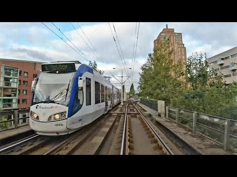 HTM RandstadRail 34: Den Haag De Savornin Lohmanplein - Lansingerland-Zoetermeer | 2021