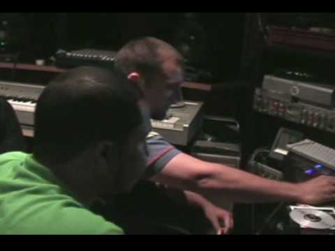J.Y. in the studio with Super Producer SCRAM JONES