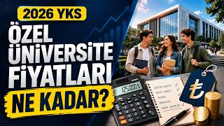 2026 YKS: Özel Üniversite Fiyatları Ne Kadar?