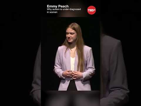 Why autism is under-diagnosed in women - Emmy Peach #shorts #tedx