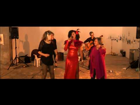 Elisete sings Zemfira at Dada exposition in TLV - Iskala