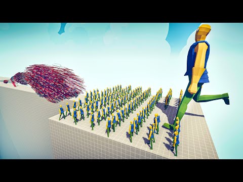 100x ROBLOX NOOB + GIANT vs EVERY GOD - 🏹Totally Accurate Battle Simulator TABS