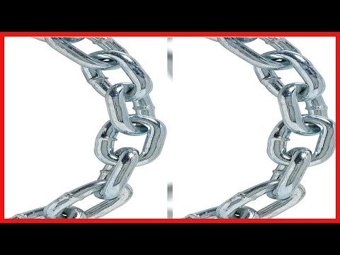 Koch A01160 3/16 by 10-Feet Grade 30 Proof Coil Chain, Zinc Plated, Red