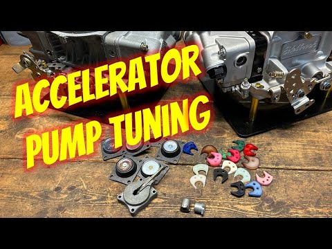 4150 Carburetor Accelerator Pump Tuning