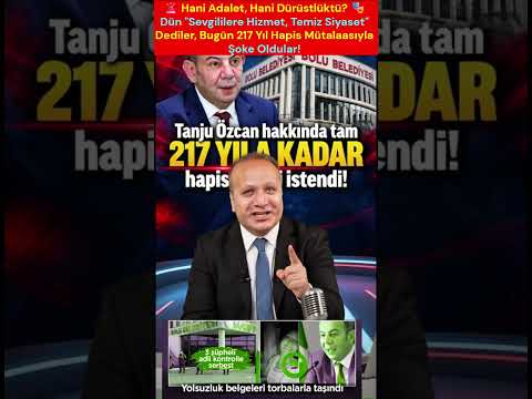 💎 Hani her köşede "ADALET, HAK, HUKUK" diye bağıranlar vardı ya? ⭐  

🔥 ADALET" Tanju Özcan hakkında tam 217 YILA KADAR hapis talebi istendi! 🎯  

✨ İşte o kahramanlar şimdi köşeye sıkıştı, kara kara düşünüyorlar! ⭐  

📢 Bolu Belediyesi davasında mütalaa açıklandı, ortalık buz kesti! ✨  

📢 Tanju Özcan hakkında tam 217 YILA KADAR hapis talebi istendi! 🔥  

✨ Sorsan hepsi "temiz siyaset"in bekçisi, sorsan herkes "halkın avukatı"! 💎  

✨ Noldu lân? ⭐ Hani suçsuzluk timsaliydiniz? 📢  

🎯 Suçların haddi hesabı yok, vicdanlar kilitli, maskeler düştü! 📢  

💎 Dün masumiyet masalları anlatanlar, bugün mütalaa karşısında şoklarda! 💎  

✨ Eski videolar arşivden bir bir çıkıyor, yalanlar yüzde patlıyor! ⭐  

📢 Hani "adalet" herkese lazımdı? 💎 Sizin adaletiniz sadece size mi çalışıyor babayiğit? 🔥  

📢 Helal olsun valla, bu kadar kıvırma yeteneği Oscarlı aktörlerde yok! 🎯  

💎 Yazan: Bülent Taşgın 

📢 #BoluBelediyesi #TanjuÖzcan #Adalet #Siyaset #Mütalaa #GerçekMedya #İroni #Gündem #Haber #Sondakika 