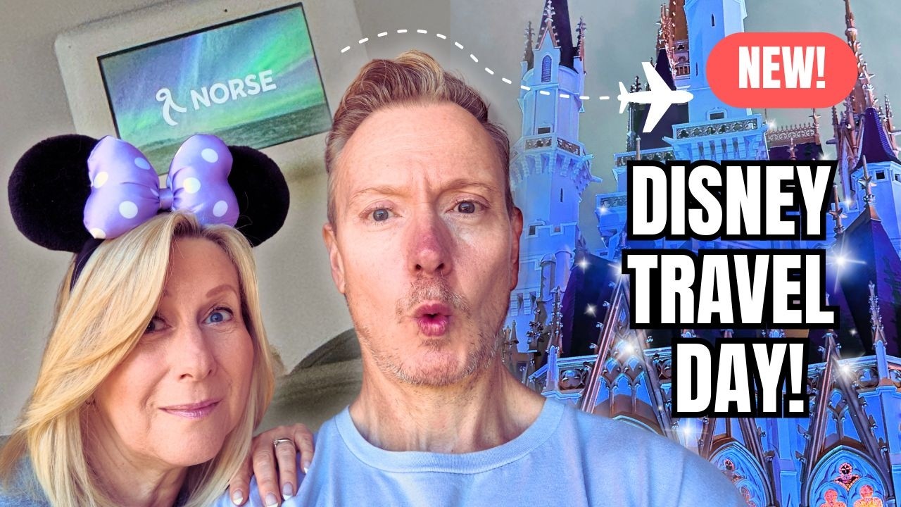 TRAVEL DAY! l✈️We fly NORSE PREMIUM ECONOMY to DISNEY! ✨ l Magic Kingdom 🏰 l Walt Disney World Vlog