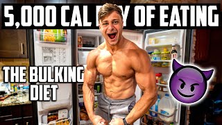 FULL DAY OF BULKING NEAR 5,000 CALS PER DAY!! The Push to 245 lbs. Bodyweight