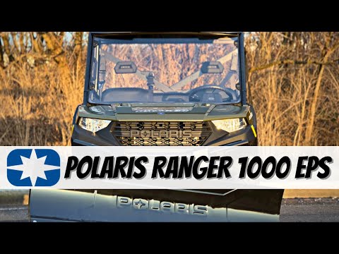 2023 Polaris Ranger 1000 EPS - Full Walk Around - Accessories - Plow & Winch